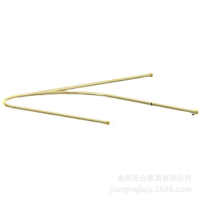 美容院养生馆床围帘铁艺u型隔断帘理疗床遮挡美容拉帘支撑杆架子