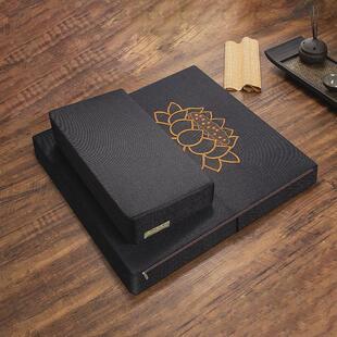 打坐垫禅修垫蒲团坐禅拜垫静坐冥想打座跪垫子加厚椰棕布艺拜佛垫