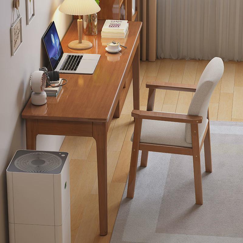 现代简约实木书桌40/45cm宽极窄办公桌小户型卧室长条电脑桌子