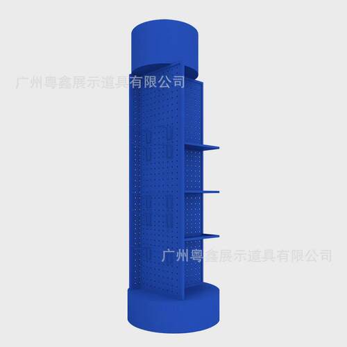 工厂定制可旋转铁艺展示架饰品眼镜货架落地双面多层挂钩陈列架子