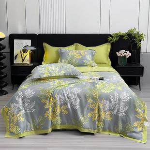 2024轻奢水洗天丝夏凉空调被冰丝凉感单夏被四件套礼品批发被