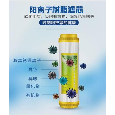10寸树脂滤芯软化水质过滤器厨房净水器净水机ro机家用通用专用