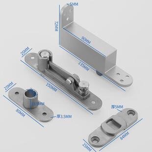 中轴合页偏轴门天地轴上下转轴缓冲重型木门隐形门液压缓冲旋转