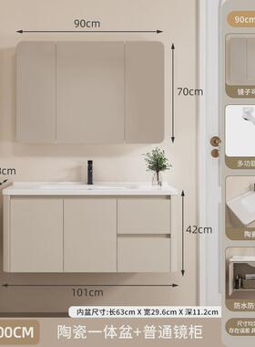 gzz浴室柜蜂窝圆弧铝镜柜智能储物柜卫生间除雾带灯带美妆架镜箱