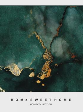 si6k轻奢正方形地毯客厅/美式墨绿色地毯茶几垫/书房转椅地垫玄关