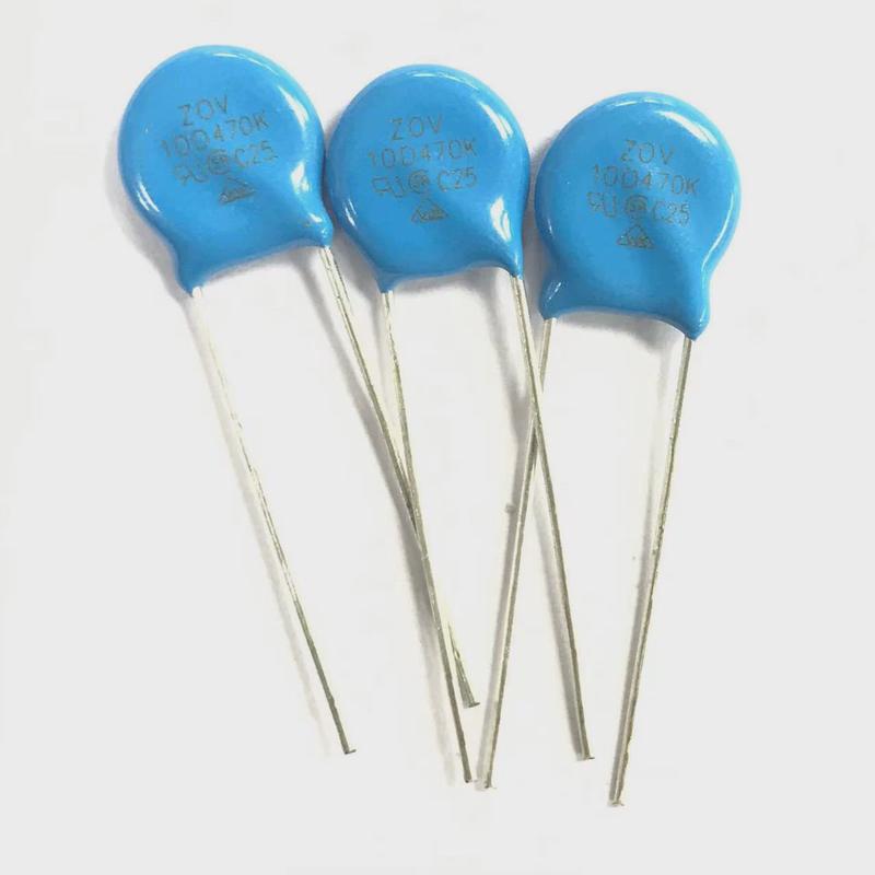 压敏电阻10d471突波吸收器10k39110d511蓝色插直防雷压敏电阻器