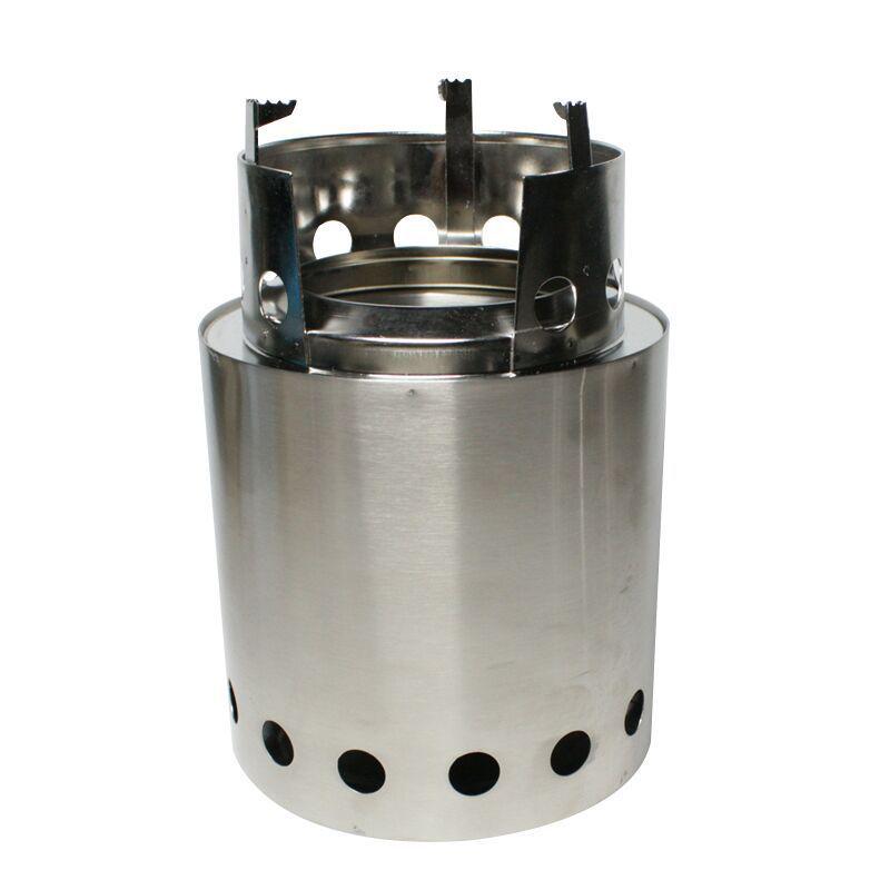 柴火炉炉不锈钢户外木炭烧火炉烧烤炉轻便携式野炊炉具拆卸炉