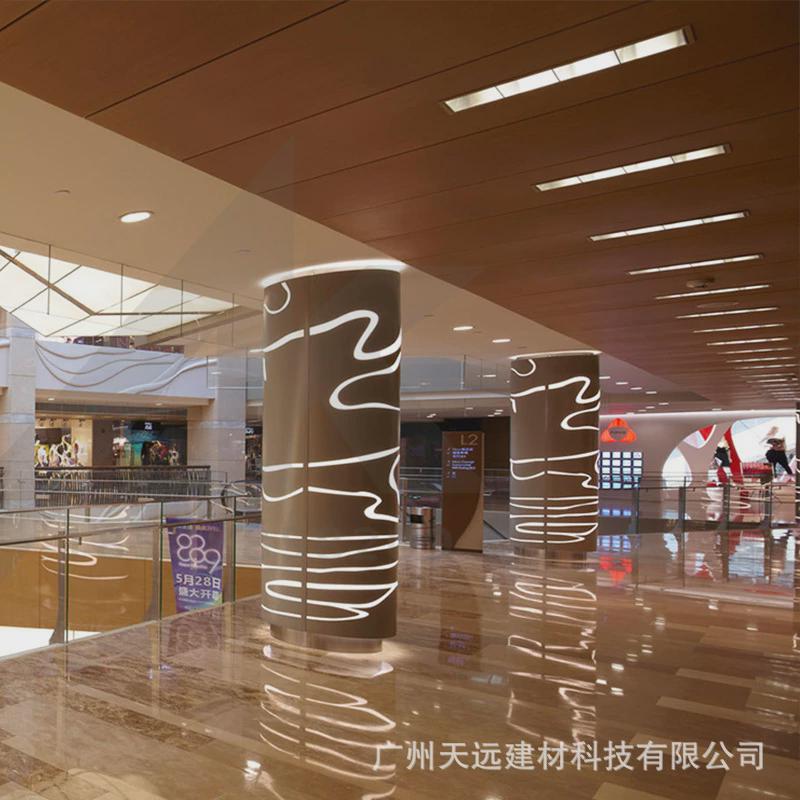 仿木厂家铝单板室内墙面天花吊顶装修材料幕墙门头造型铝板纹直供