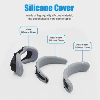 热销AMVR适用OculusRiftS硅胶替换面罩防汗防脏硅胶保护套