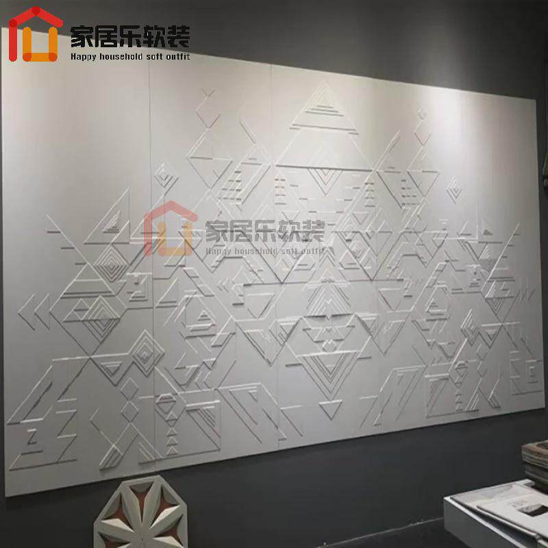 工厂酒店工程床头硬包软包精雕工艺背景墙5D浮雕立体雕刻硬包背景