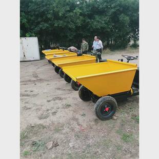 狭小空间作业工具车养殖场工程四轮翻斗车建筑施工电动装卸车