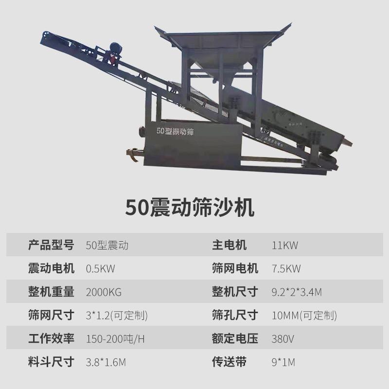矿用滚筒筛20305080型震动分选机沙石分离机移动式振动筛沙机