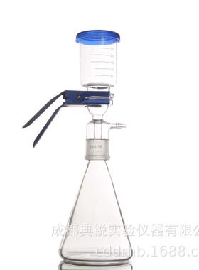 溶剂过滤器砂芯过滤装置500ml1000ml抽滤装置抽量装置滤大xg