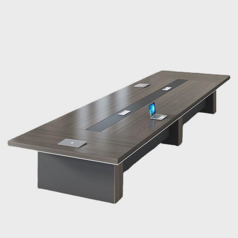 办公室接待现代简约洽谈桌会议桌长桌桌会议桌椅组合大型板式桌