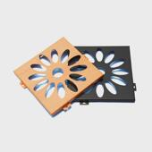 镂空雕花铝单板装 饰金属幕墙铝板建筑造型冲孔镂空雕花天花厂家