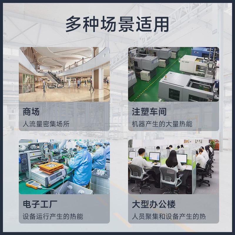 工业省电冷空调工厂车间降温低能耗制冷大风量冷风机水蒸发式空调