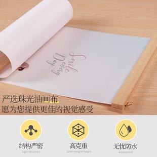 北欧甜美少女ins风墙面客厅沙发背景墙三联画玫瑰卧室布艺装 推荐