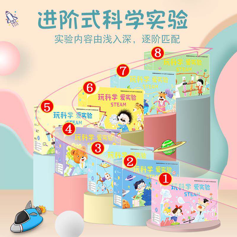 幼儿园科学实验工具套装制作益智材料儿童科学小实验小学操作包