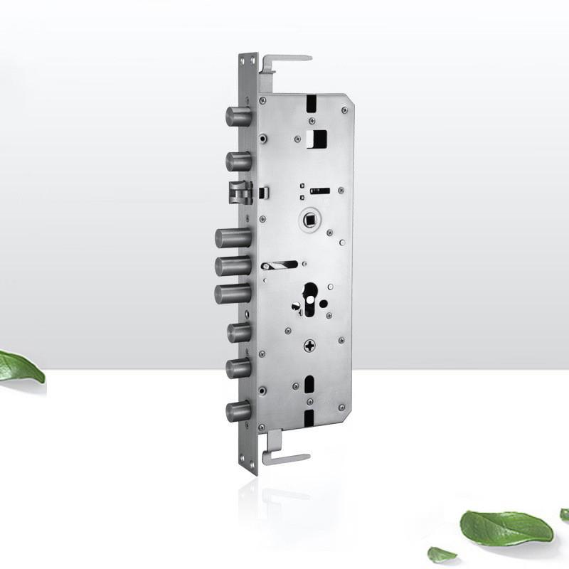 家用通用型锁具全钢防盗门锁大门锁锁体不锈钢双快机械门锁木门锁