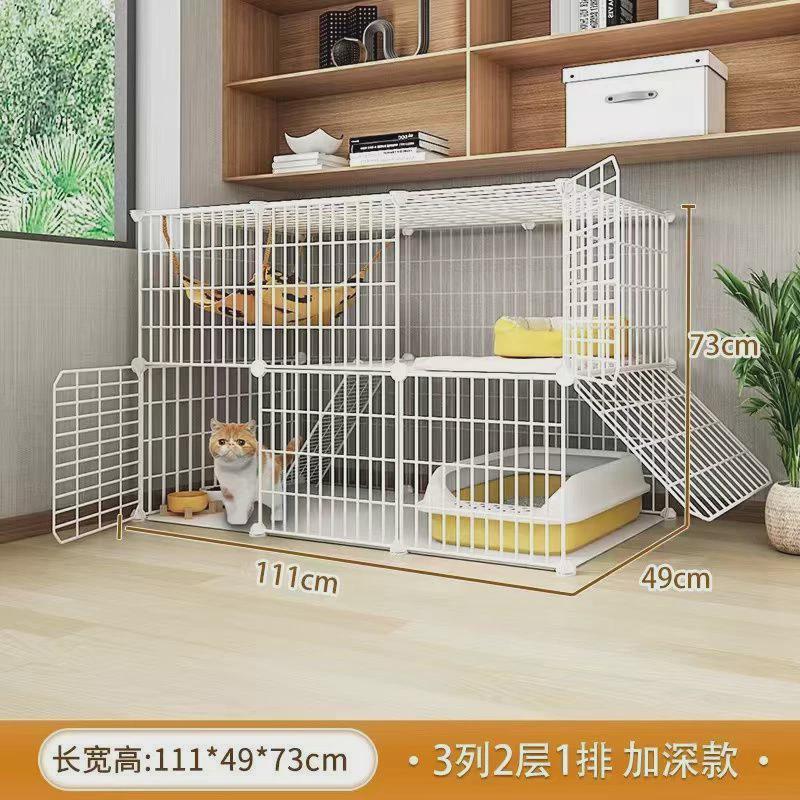 猫笼家用室内猫咪猫不占地猫窝超大自由空间别墅舍猫屋一体猫空笼