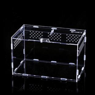 亚克力饲养箱蜘蛛饲养盒爬爬虫饲养箱宠厂家宠物用品定制加工