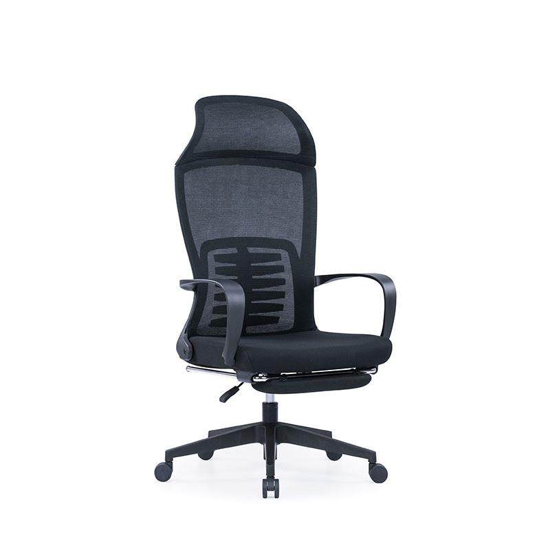 电脑椅舒适护腰职员椅透气网布转椅办公室午休可躺人体工学办公椅