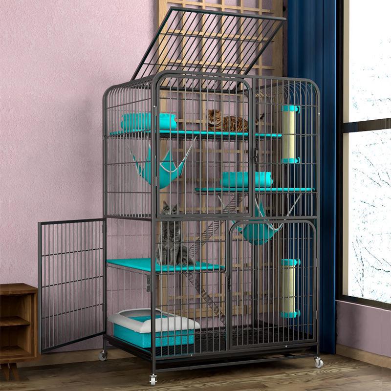猫笼子二层三层四层猫别墅家用猫舍猫咪房子猫窝宠物笼子室内