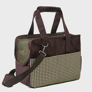 帆布韩版猫包外出便携单肩小体狗包手提轻便棉布猫咪袋宠物包