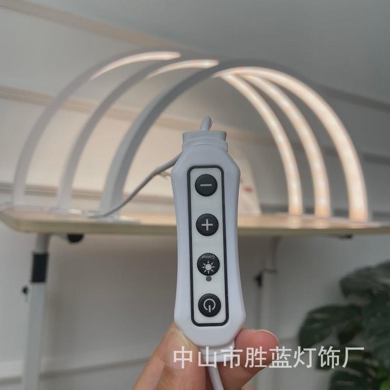 美甲照明灯5代23寸26寸30寸指甲弧形u型美甲桌灯具美甲半月灯