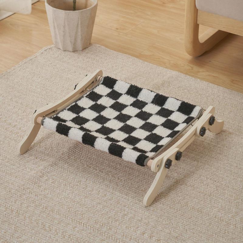 猫床猫挂床阳台挂猫咪木质窗户床悬挂猫窝床边四季通用猫吊床