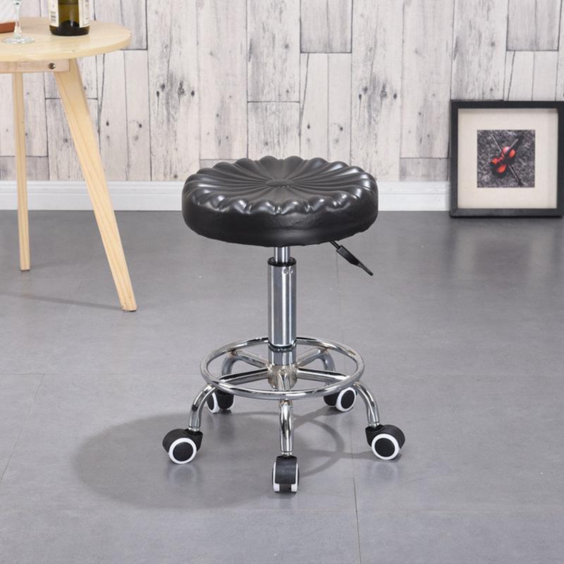 供应酒吧凳现代升降低脚凳滑轮旋转美容凳电镀实验凳邮购包装