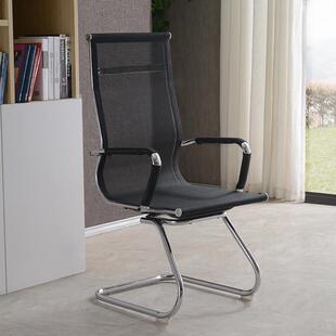 六居椅子舒适透气网布电脑椅靠背弓形椅现代简约会议椅办公椅批发