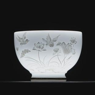 冰种玉瓷白酒杯烈酒杯家用小号70ml酒盅创意清酒酒杯个性喝酒小盏