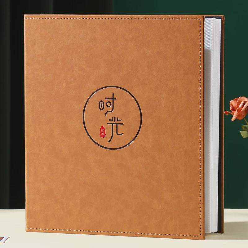 6寸1000张情侣纪念册家庭影集相册本大容量插页式过塑文艺皮包邮