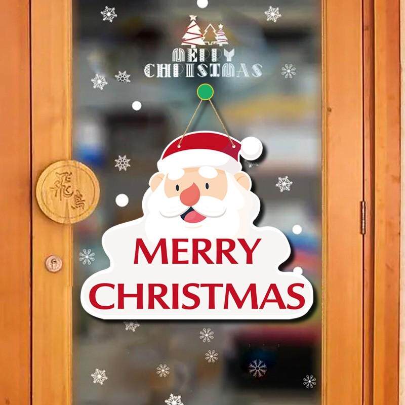 Christmas圣诞装饰门挂门牌吊饰摆件墙挂节日派对用品布置道具