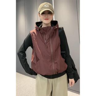 夏季马甲女薄款马夹女式新款小个子2025新款韩宽松叠穿小坎肩