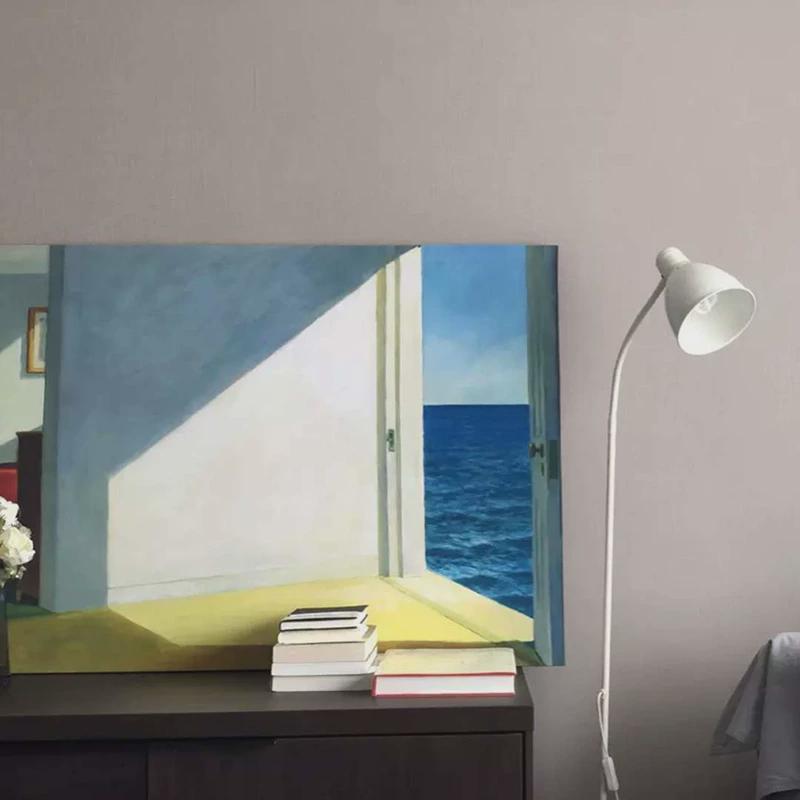 NONE ART 靠海的房间 霍普小众艺术北欧装饰画挂画客厅卧室背景墙图片
