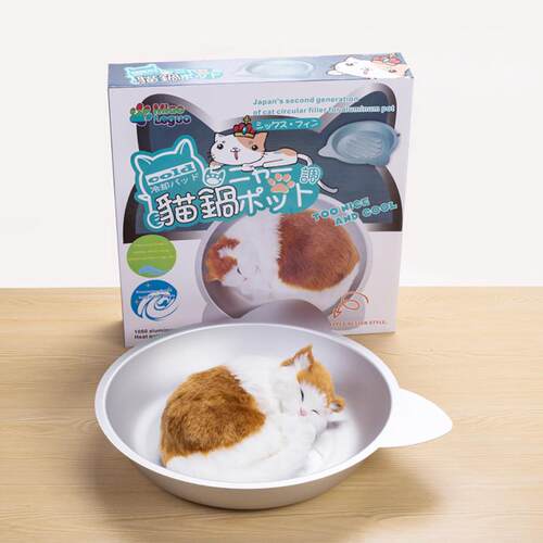 夏季铝制乘凉猫锅猫窝猫睡袋猫床猫咪垫子猫屋宠物用品泰迪狗窝