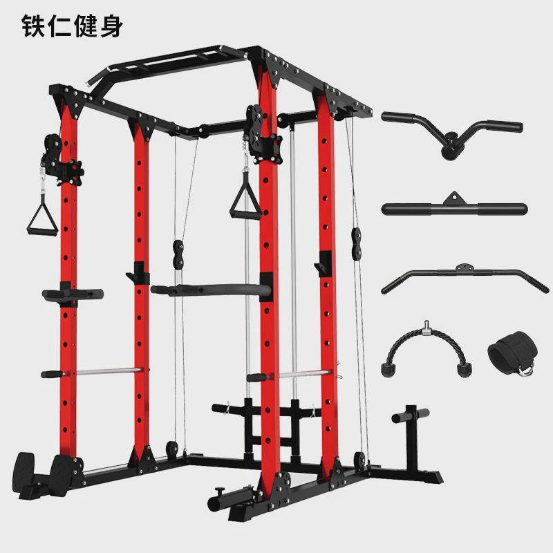 工厂直供小飞鸟龙门架健身家用多功能深蹲卧推保护架训练器室内房