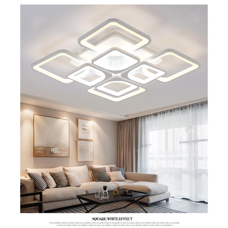 亚克力吸顶灯led卧室客厅灯大气餐厅书房跨境货源宽压长方形卧室