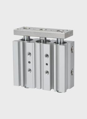 轴气缸mgpl2x16x20x25/32/40/50/63-30x75x100x125三三杆带导杆