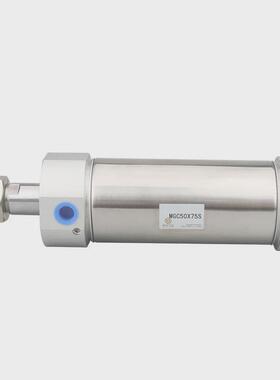 亚德客型不锈钢迷你气缸mgc50x10x100x200x300x400x600x700x800s
