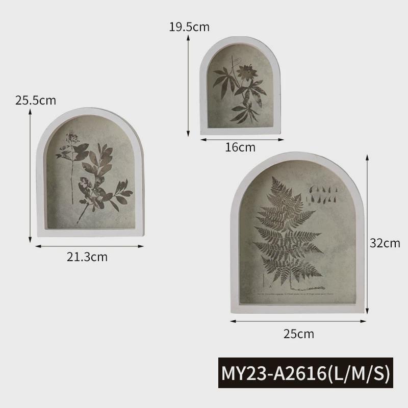 新品简约墙面装饰画套装白色壁饰沙发背景墙餐厅网红拱形大小挂画