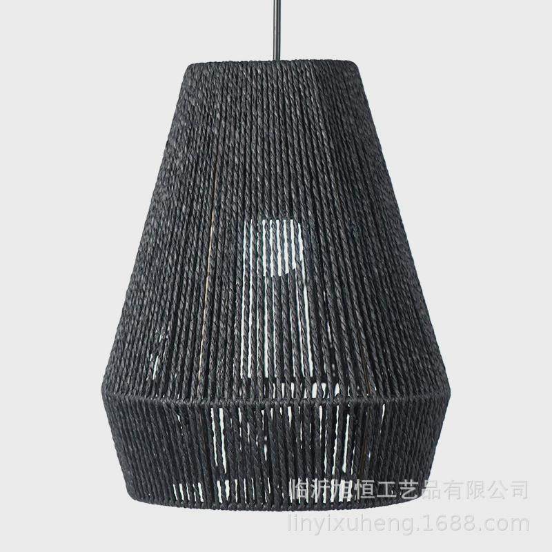 手工编织纸绳灯罩民宿火锅店咖啡厅湘菜馆商用创意吊灯装饰,家装灯饰光源,灯具配件,淘宝优惠券,粉丝福利购,淘宝优惠卷