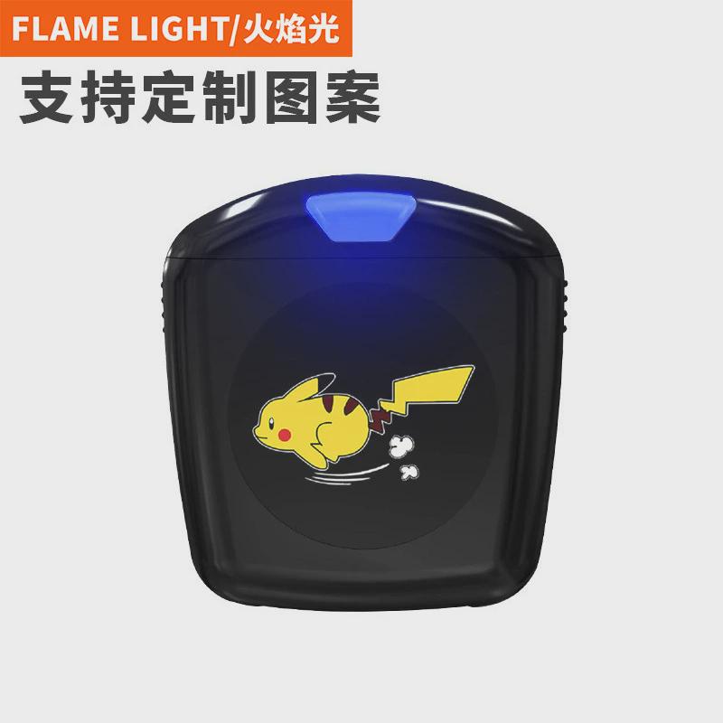 电池款动态迎宾灯汽车电动车摩托卡通投影仪车门照地灯装饰氛围灯