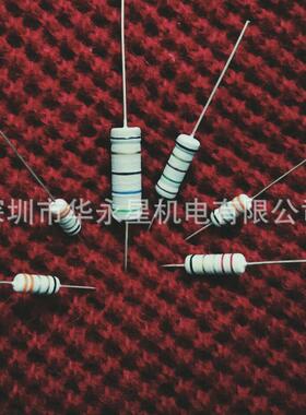 厂家直销nknp，色环电阻器，高品质无感线绕电阻器2w1r+-5%