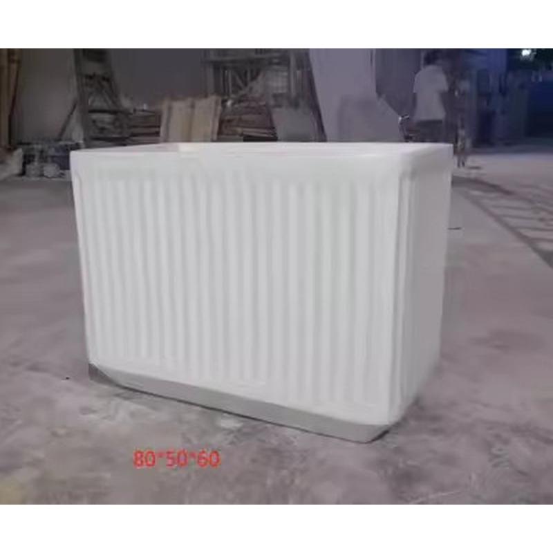 户外玻璃钢花箱长方形组合花盆钵花槽售楼部种植箱移动花花器