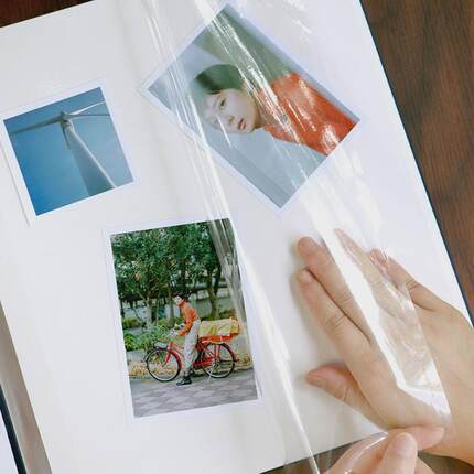 m2045寸6寸7寸复古风相簿覆膜相册本情侣diy文艺影集家庭自粘式