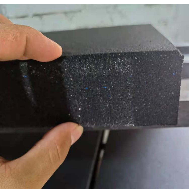 公园定制1.5-5cm室内健身房力量区橡胶地垫室外加工橡胶地板砖