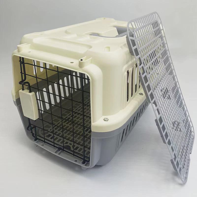 宠物航空箱栅栏式猫狗笼子外出猫包太空舱大小型犬托运空运箱